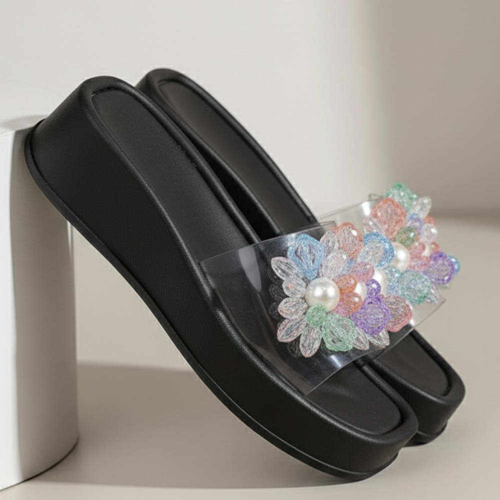 M0872 beads slipper
