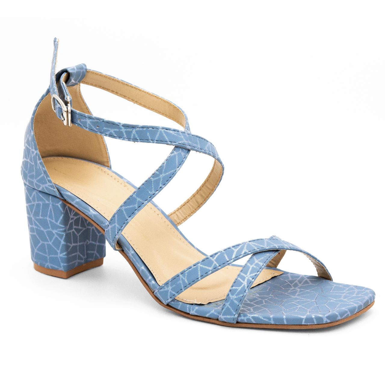 Cross strap heel-R14-1