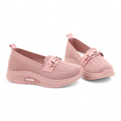 High sole mesh shoes