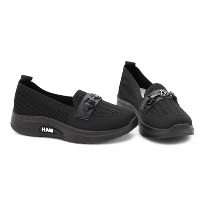 High sole mesh shoes