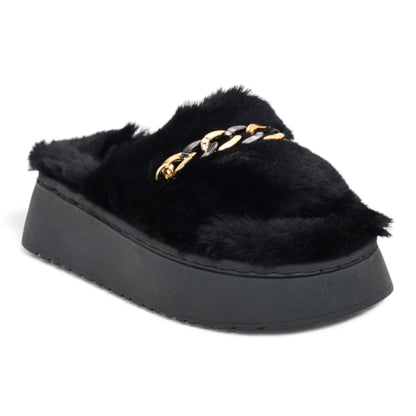 M011307 fur slipper