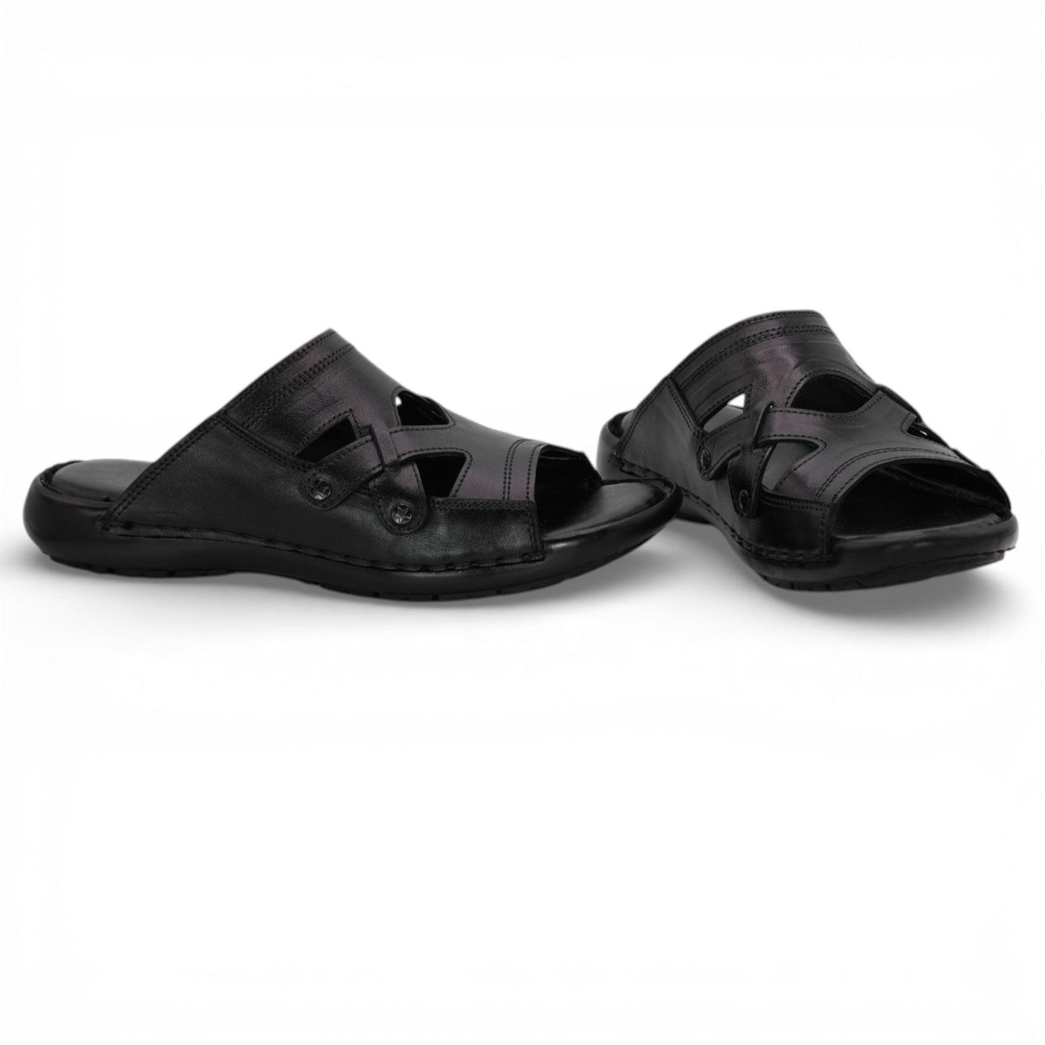 Men02 leather slipper