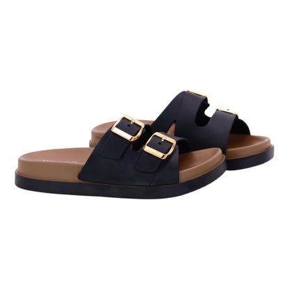 Dual strap slipper
