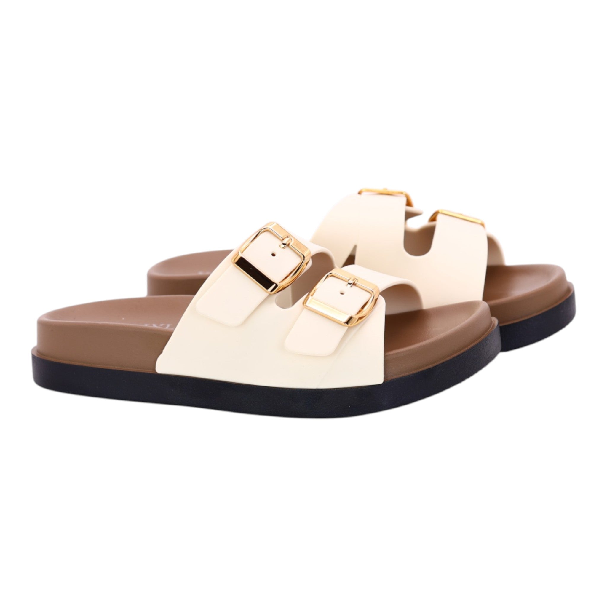 Dual strap slipper