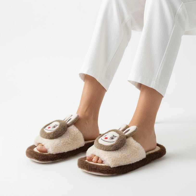 Labubu soft slipper