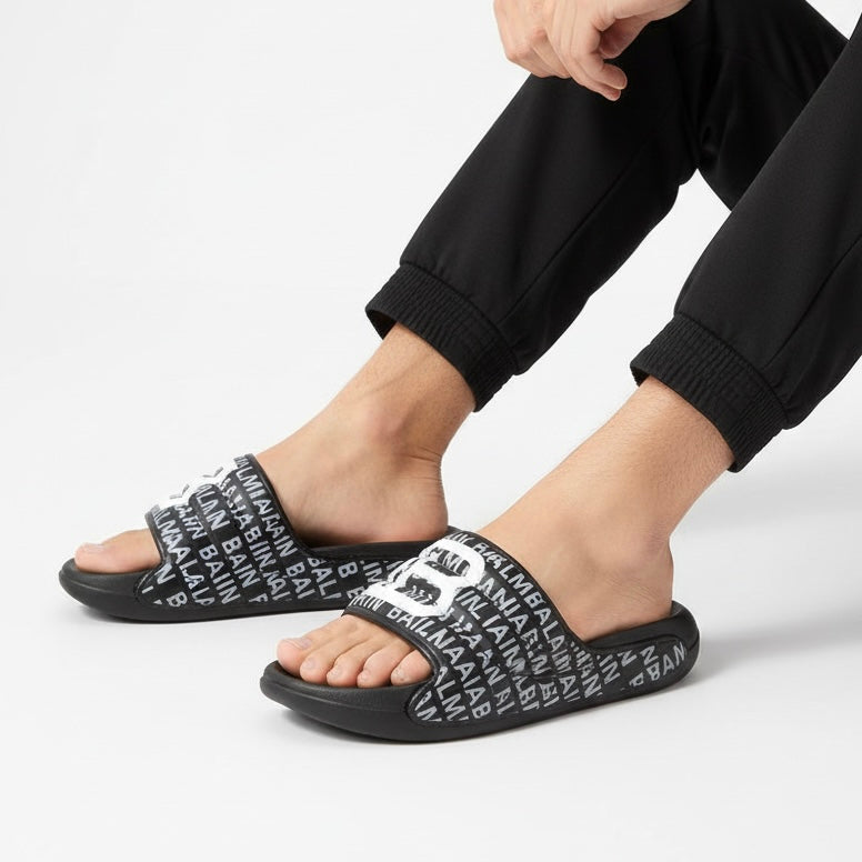Alpha print slipper