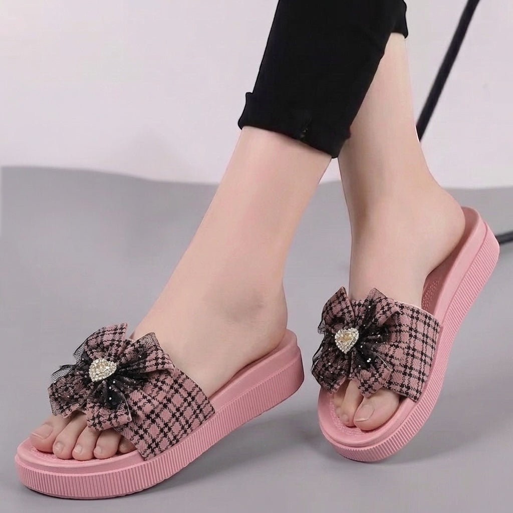 Bfly bow slipper