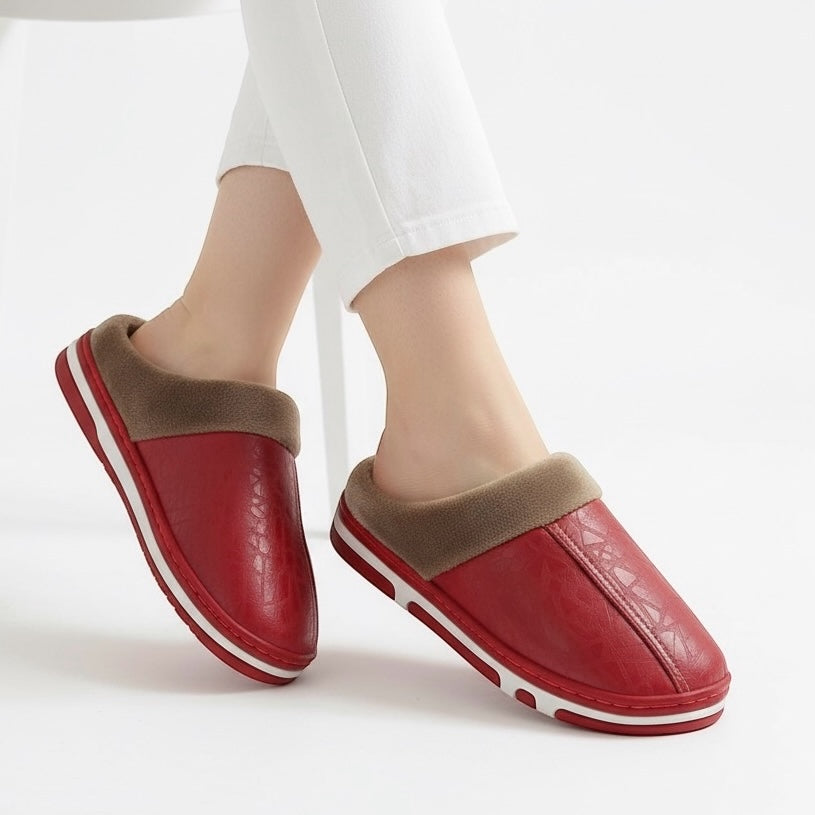 Morbida leather half shoes