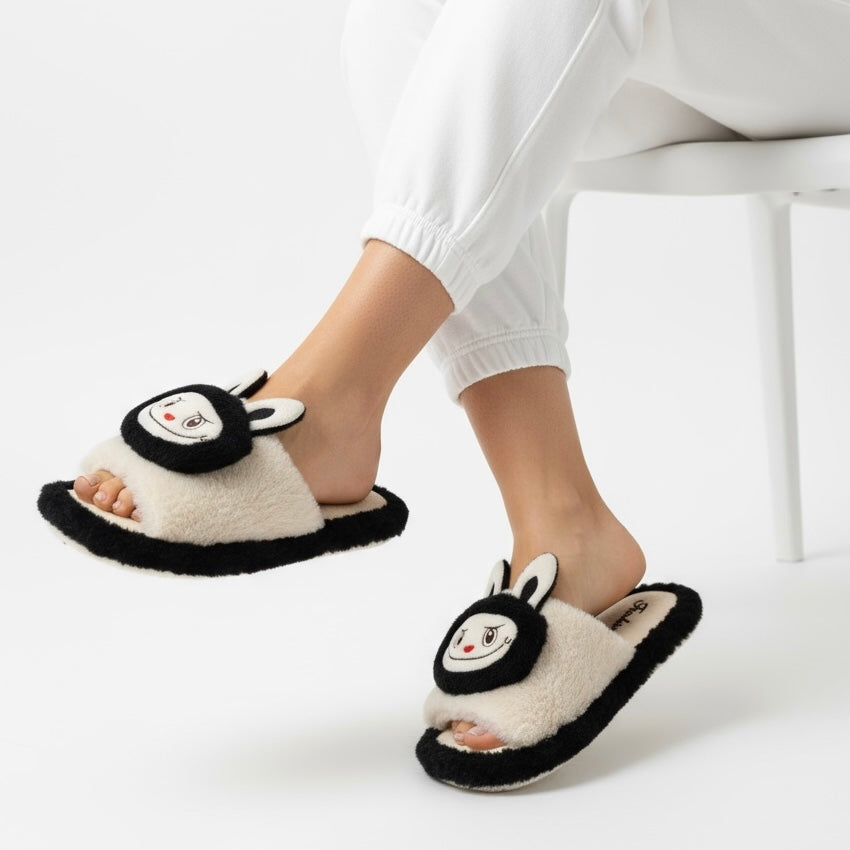Labubu soft slipper