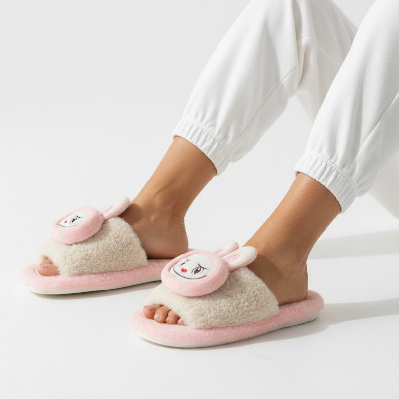 Labubu soft slipper