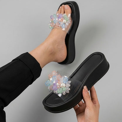 M0872 beads slipper