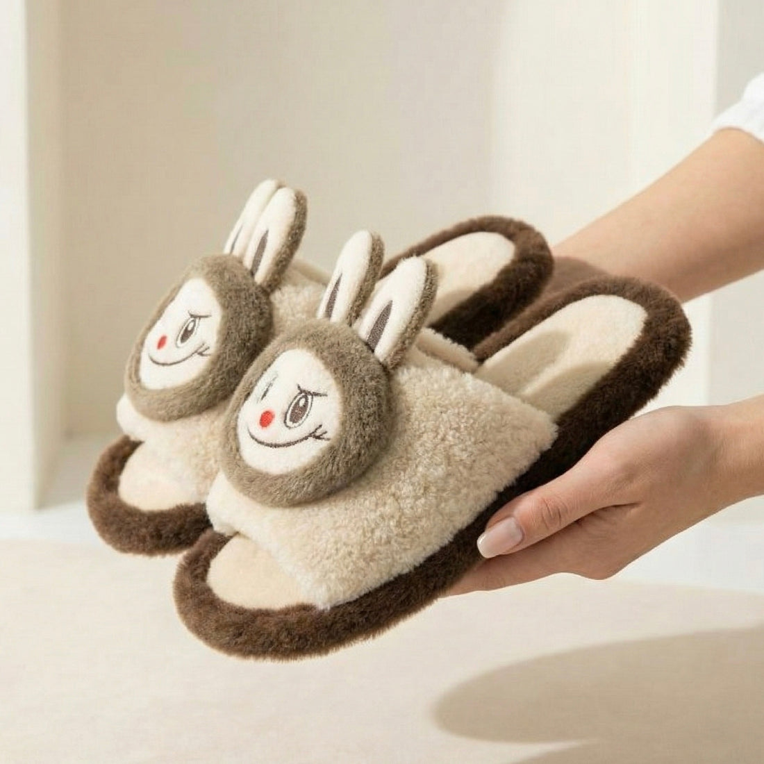 Labubu soft slipper
