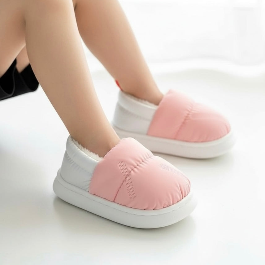 Kids fur shoes