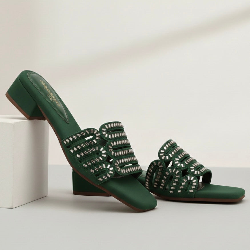 Clearance SALE M0630 block heel-R21-4