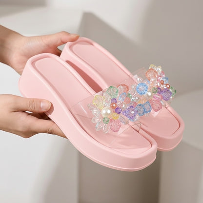 M0872 beads slipper