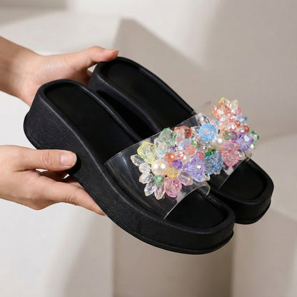 M0872 beads slipper
