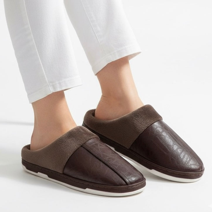 Morbida leather half shoes