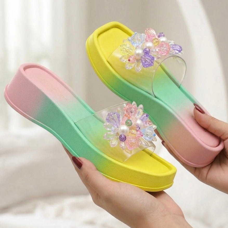 M0858 beads slipper -R7-4