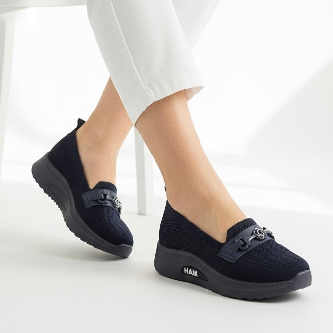 High sole mesh shoes