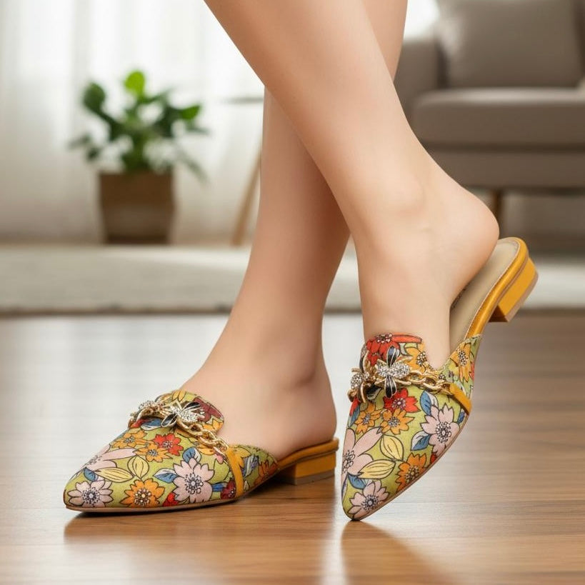 Cherry blossom mule-R27-1