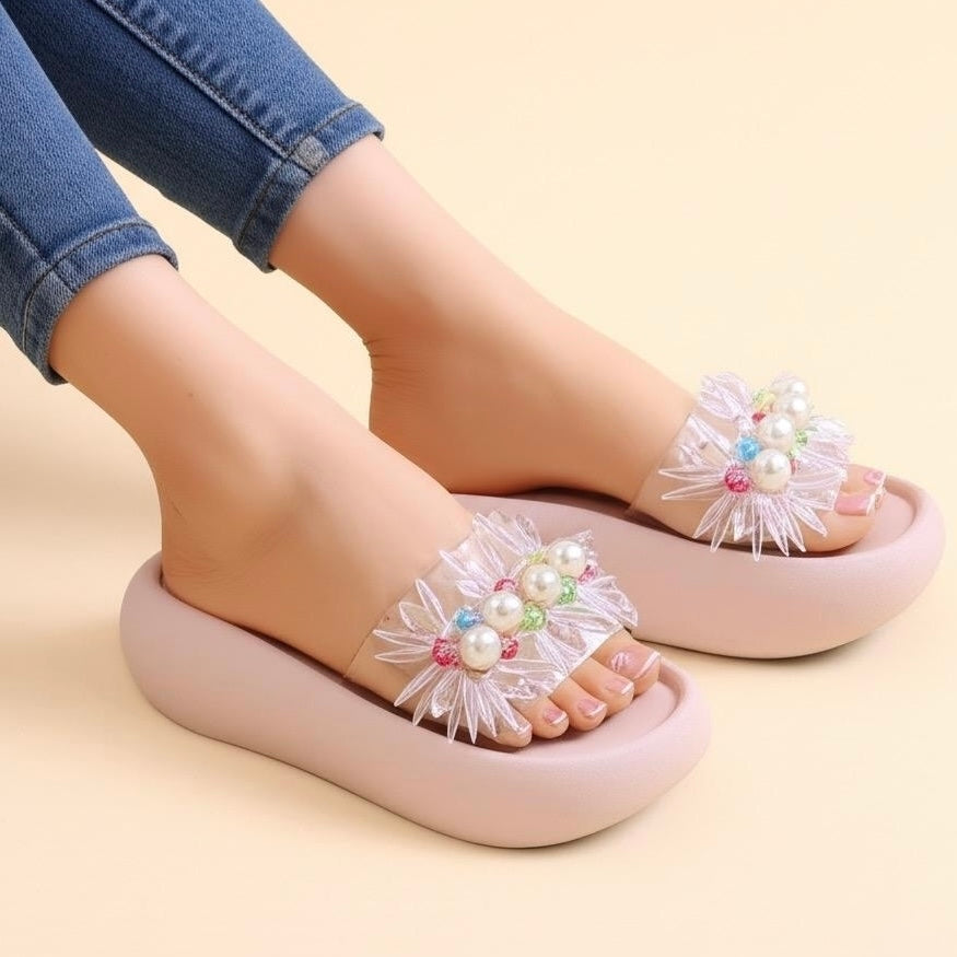 M0825 pearl slipper