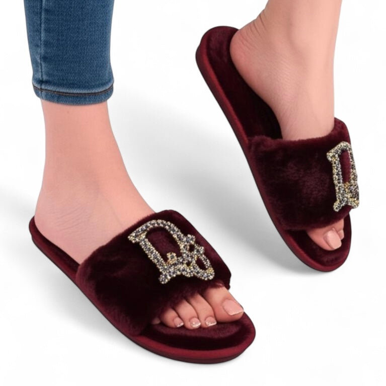 Dalisa fur slipper