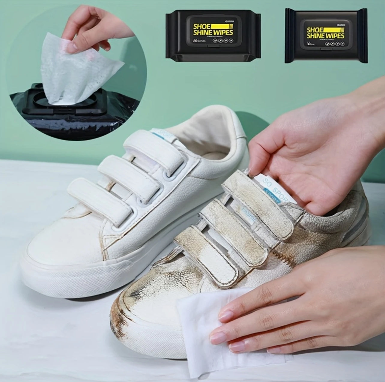 Shoes swipe cleaner