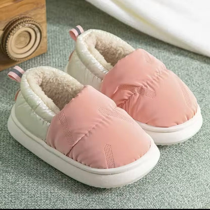 Kids fur shoes