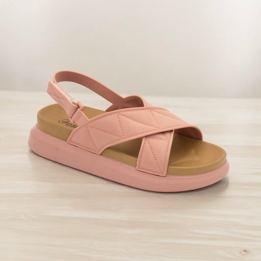 Cross comfy sandal