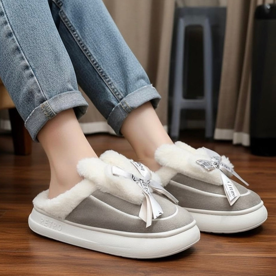 Bow half shoes
