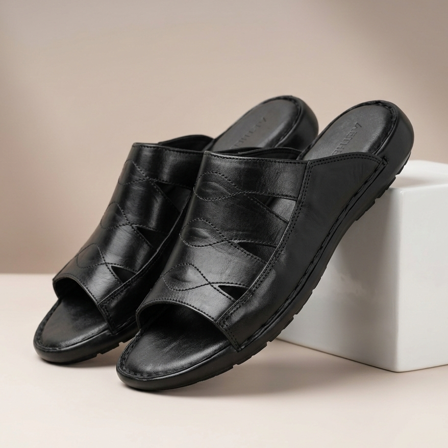 Men03  leather slipper