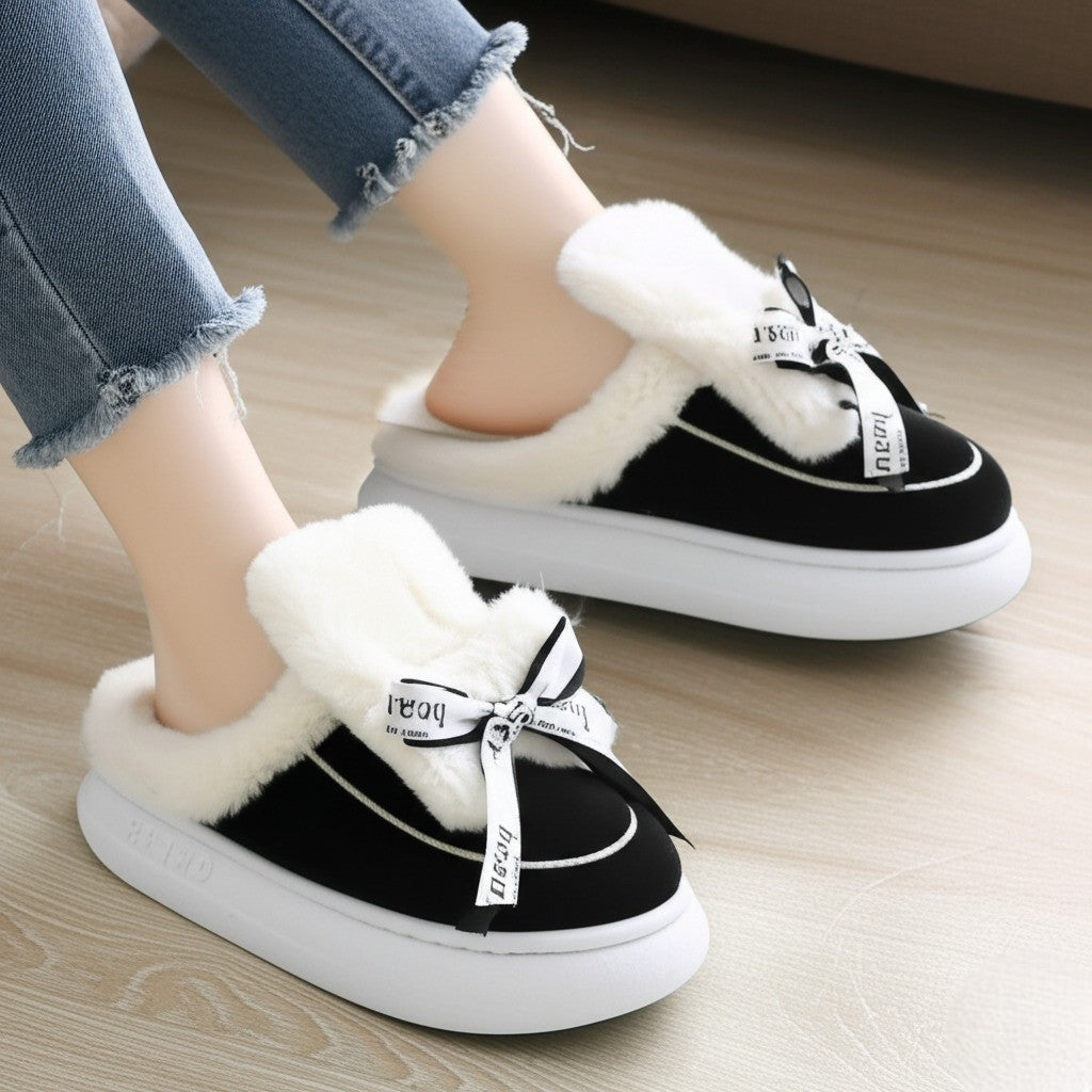 Bow half shoes