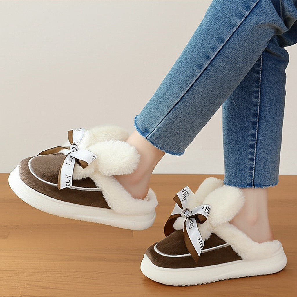 Bow half shoes