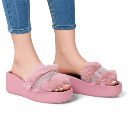 M0801 fur slipper