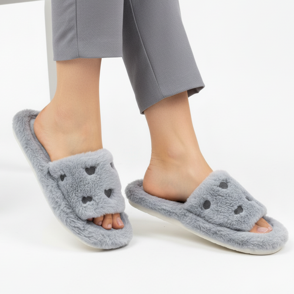 M0924 fur slipper