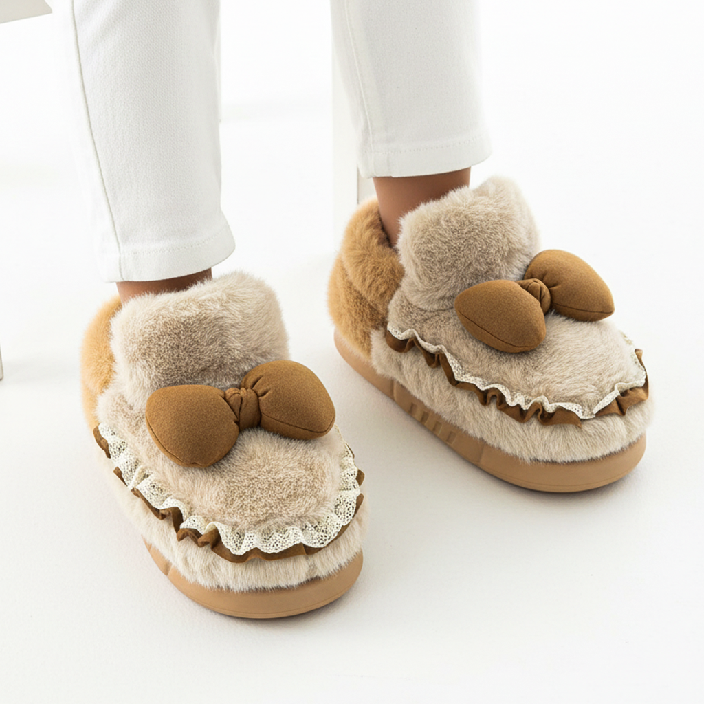 Kids bow fur