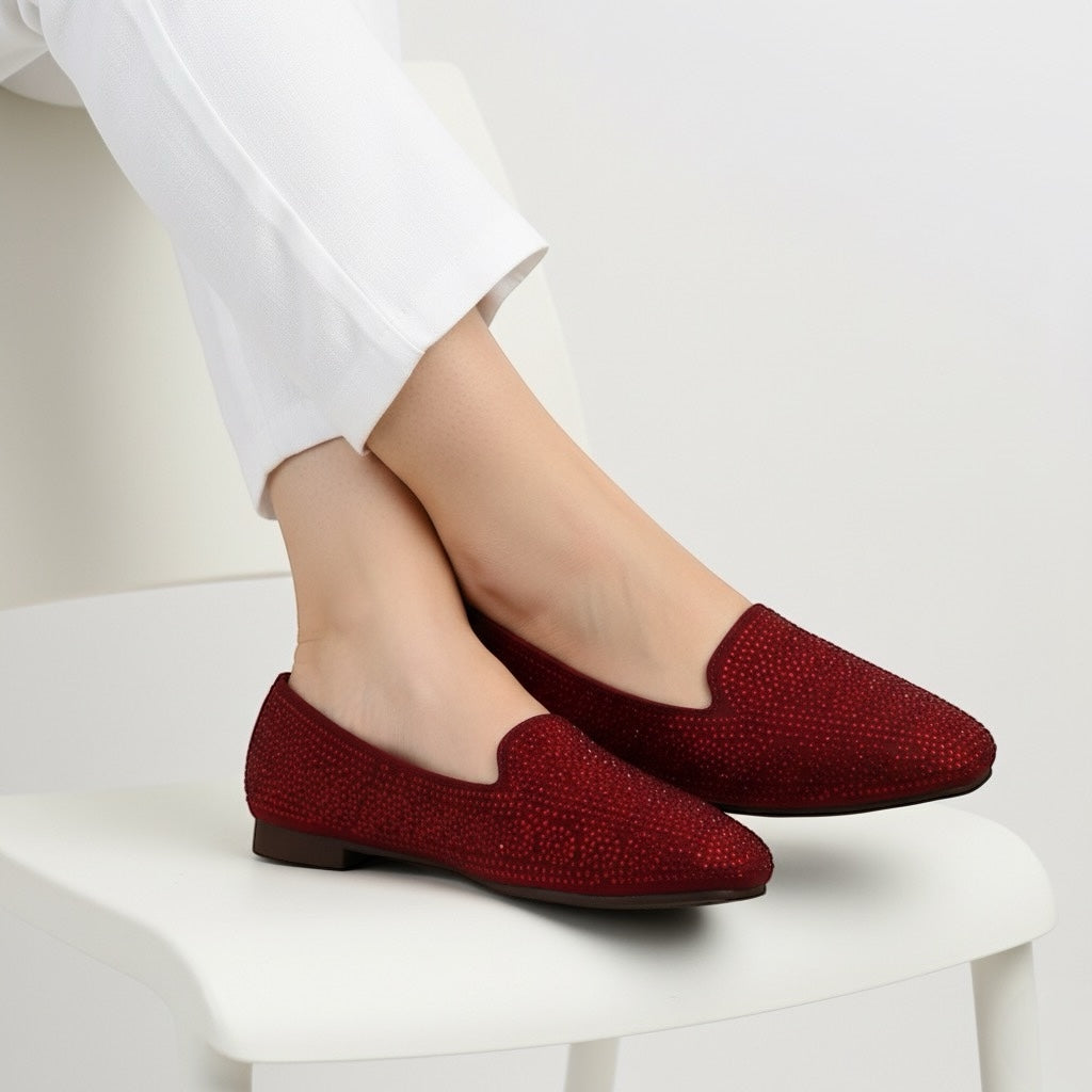Maroon pearl pump