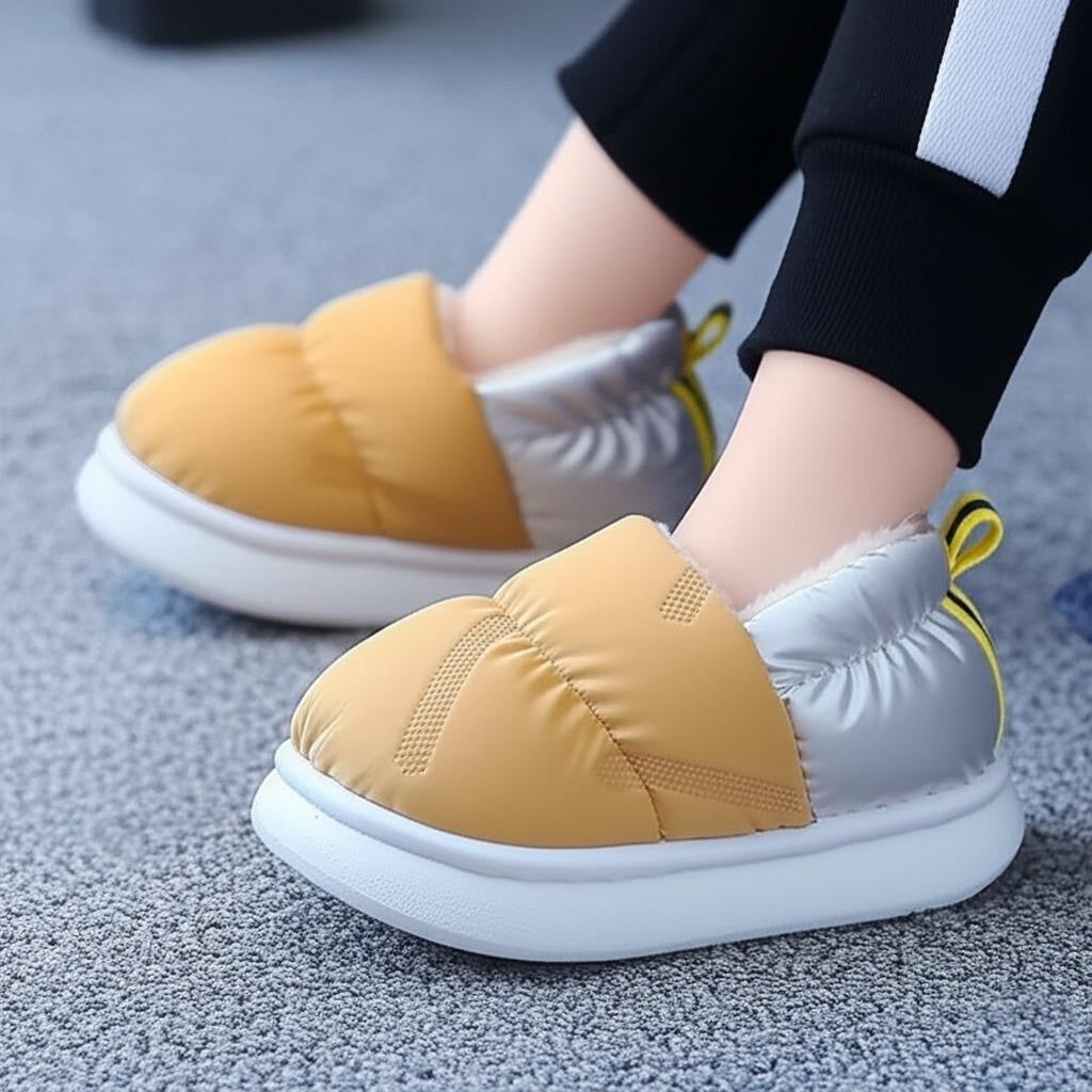 Kids fur shoes