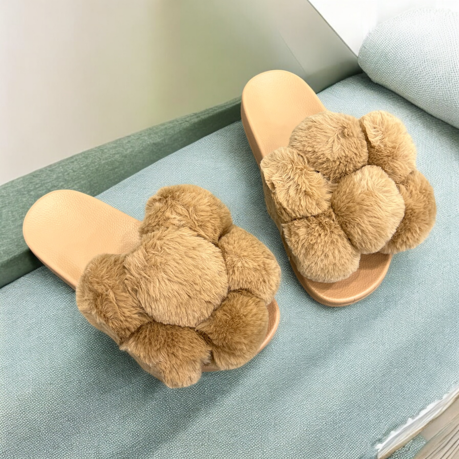 2239 bowlia fur slipper