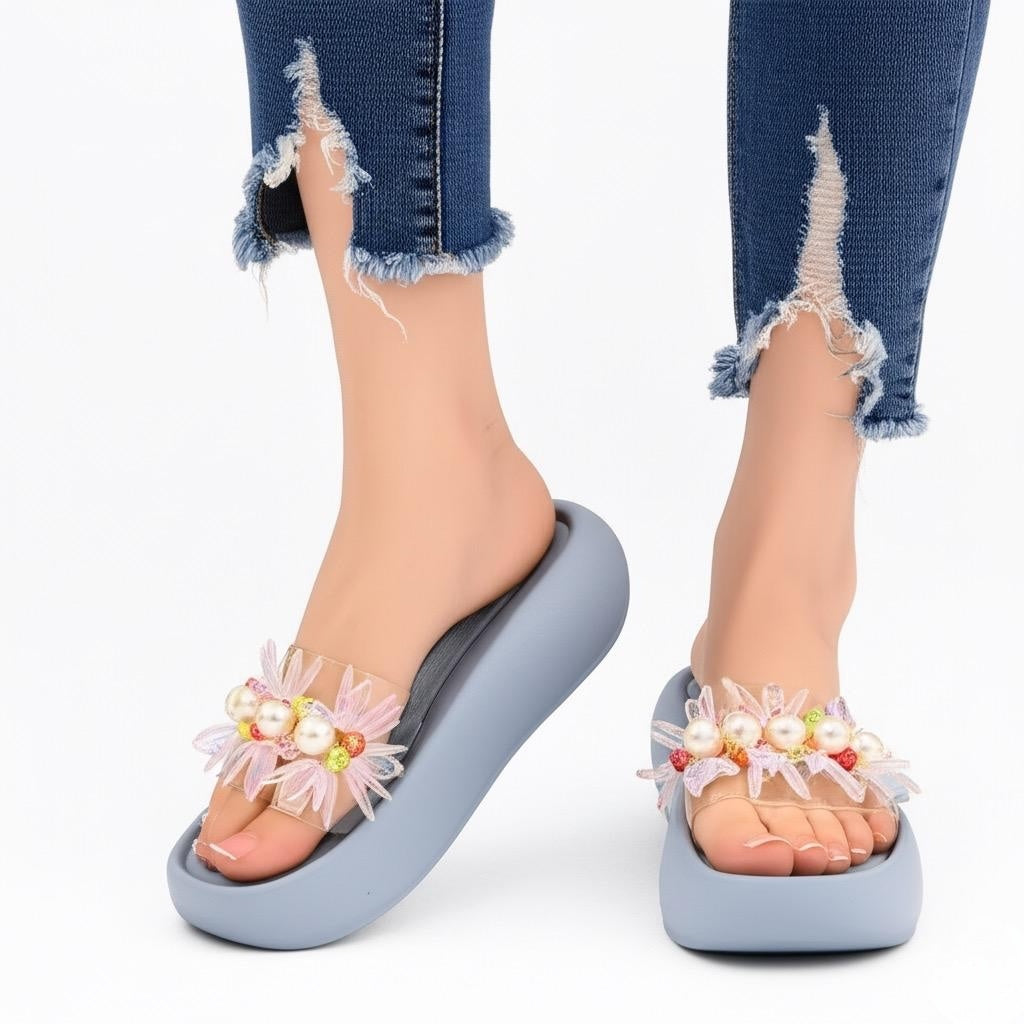 M0825 pearl slipper