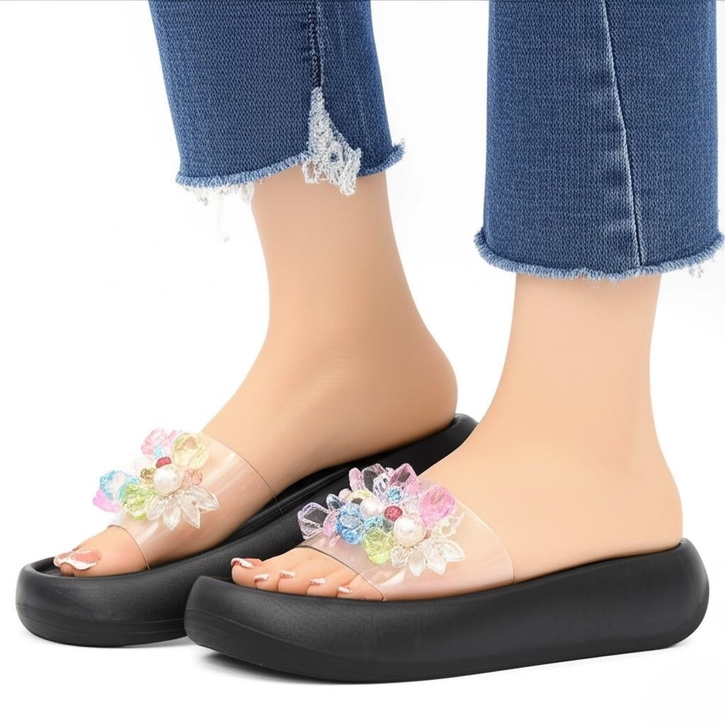 M0826 pearl slipper