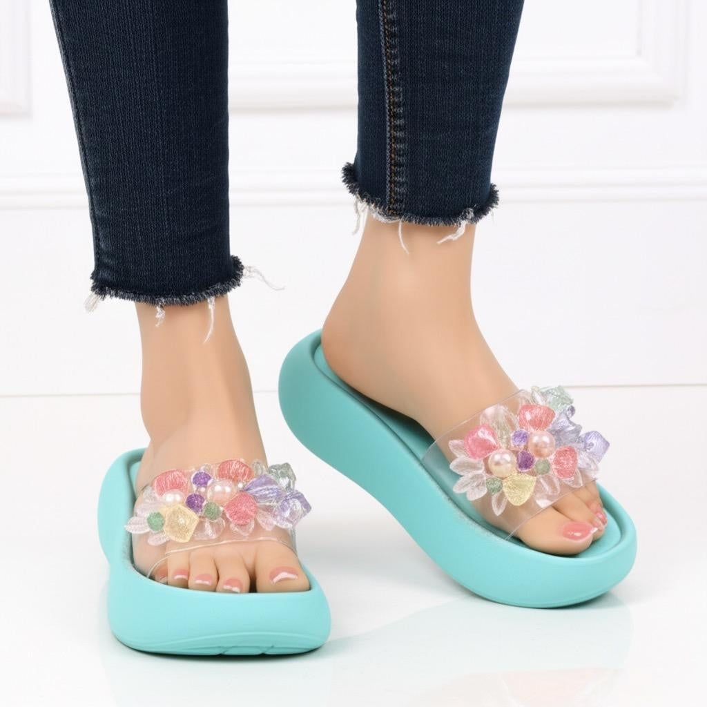 M0826 pearl slipper