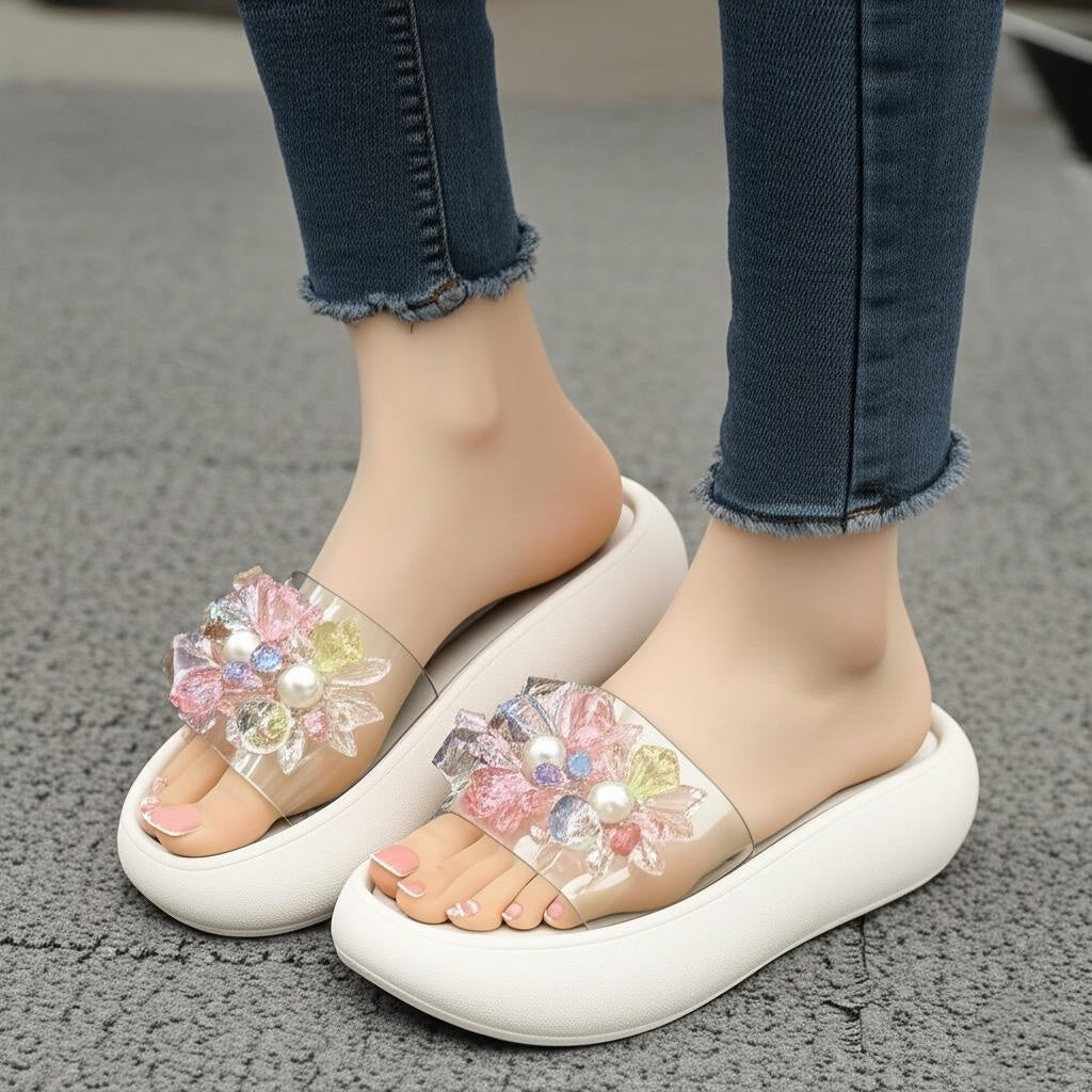 M0826 pearl slipper