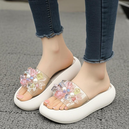 M0826 pearl slipper