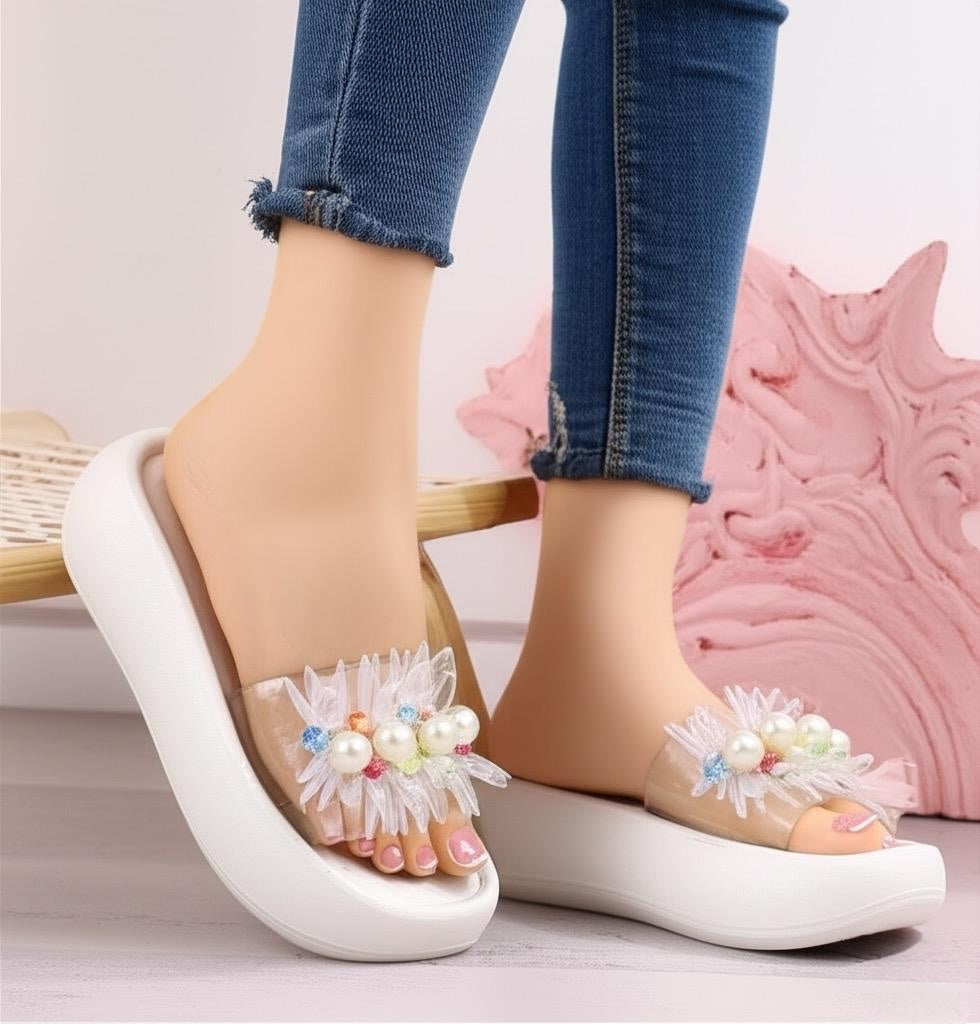 M0825 pearl slipper