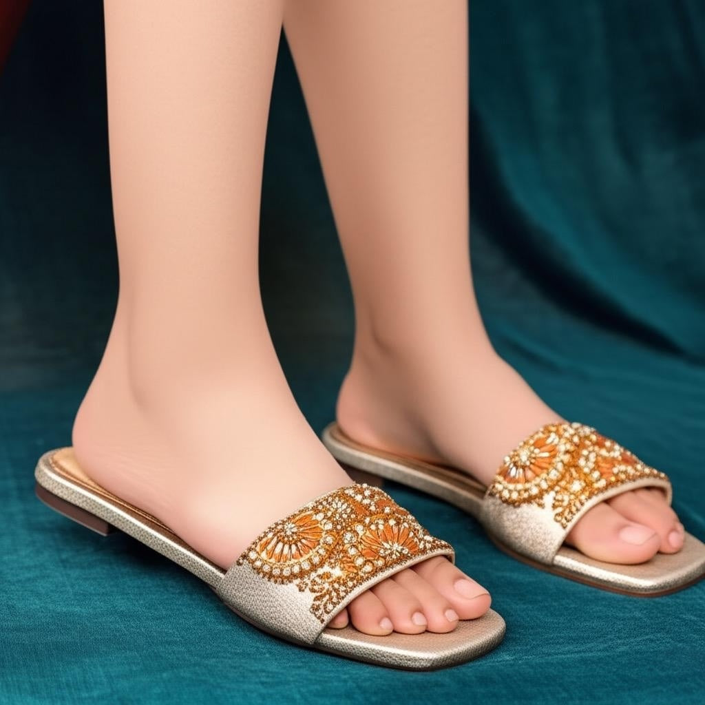 M0809 pealr slipper