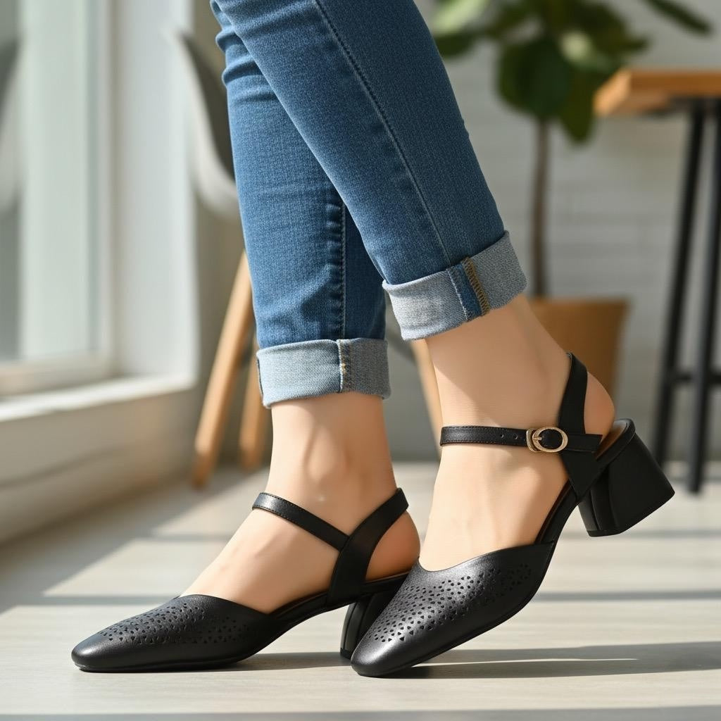 Melia block heel-R13-3