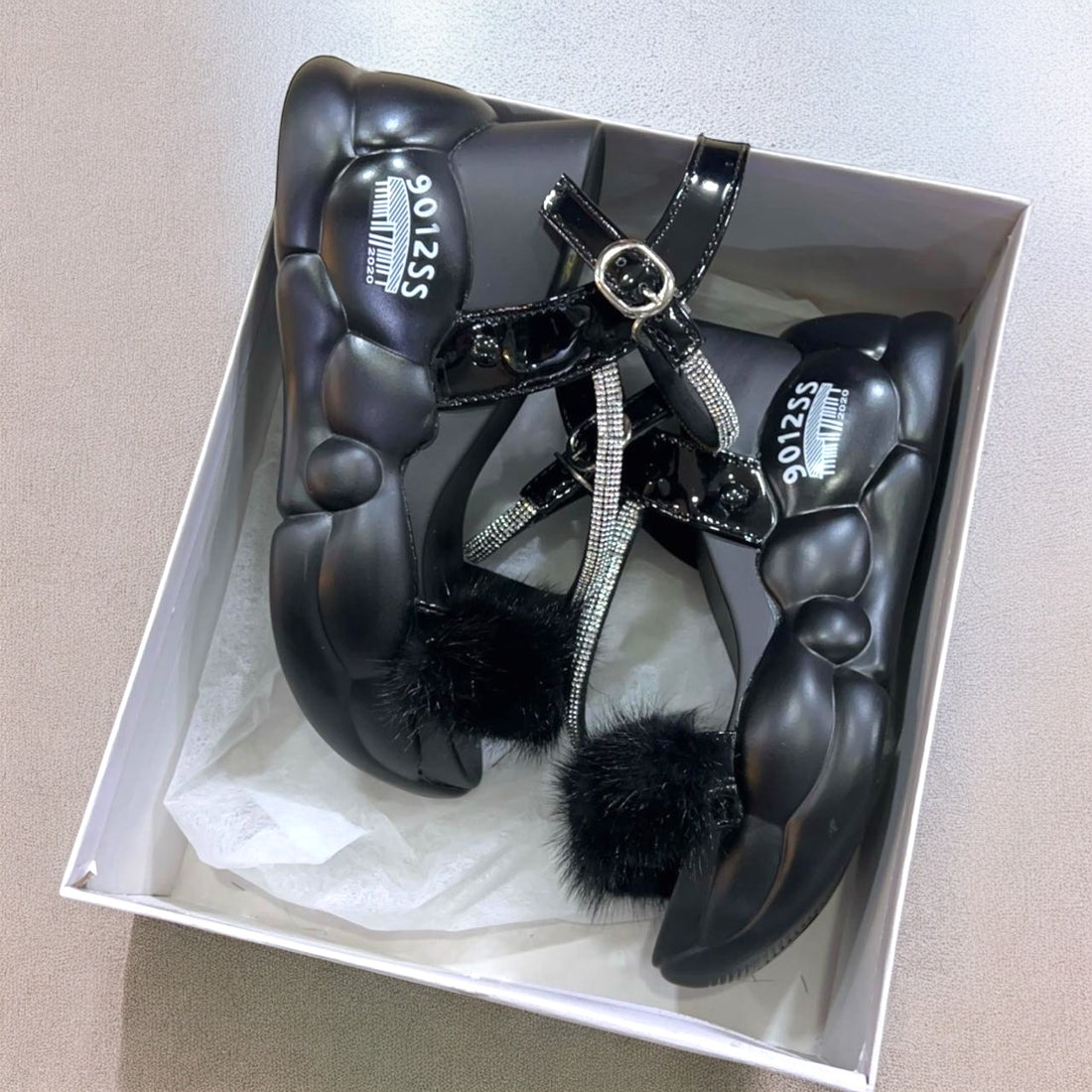 Fur fairy sandal-R19-1