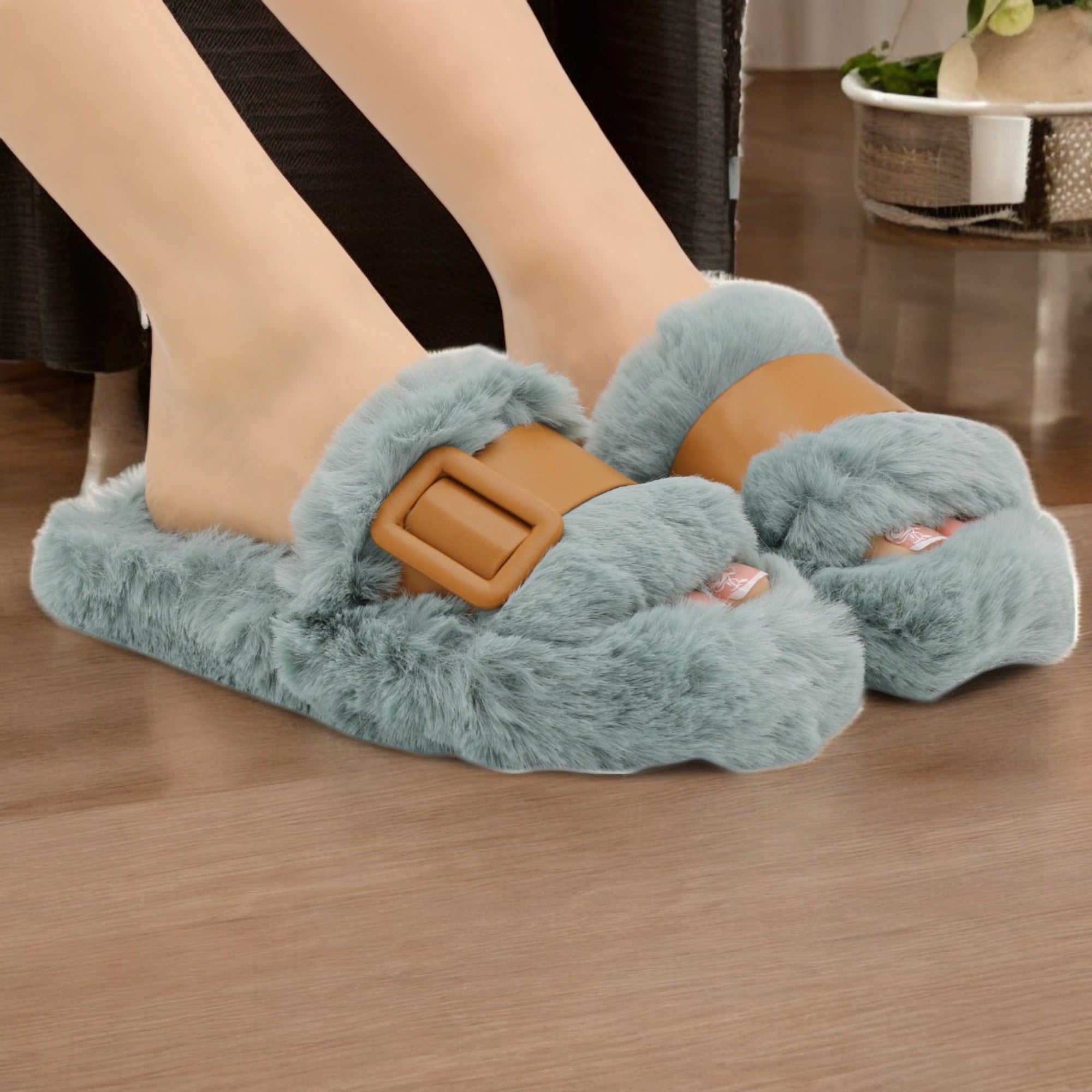 Alfita fur slipper
