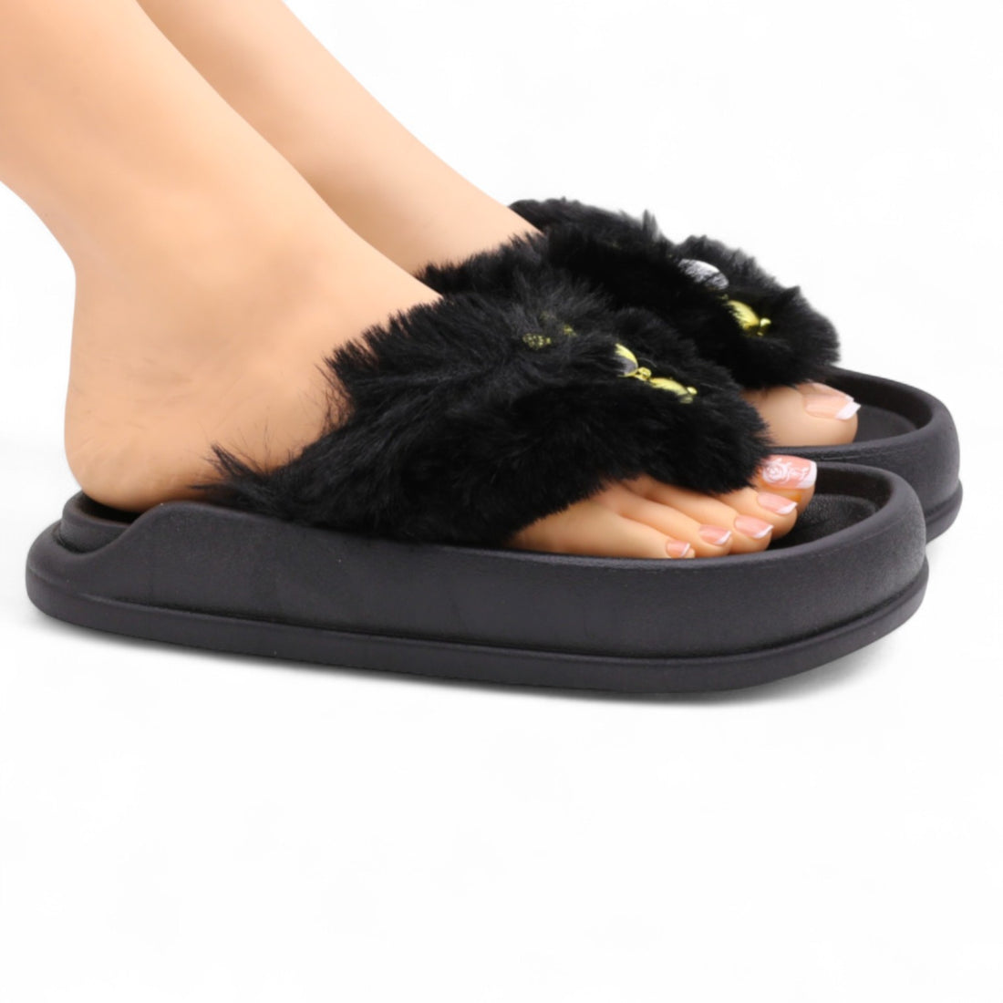 m0855 fur flipflop